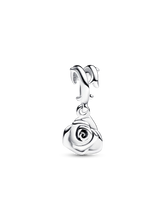 Rose in Bloom Dangle Charm