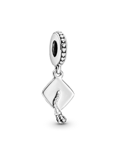 Graduation Cap Dangle Charm