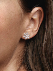 FINAL SALE - Sparkling Herbarium Cluster Stud Earrings