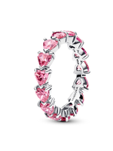 Band of Clear Hearts Ring