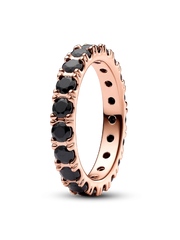 Sparkling Row Eternity Ring