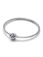 FINAL SALE - Pandora Moments Encircled Clasp Bangle