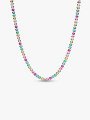 Rainbow Tennis Necklace