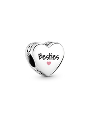 Besties Heart Charm