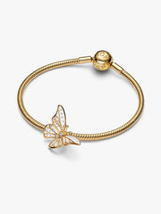 Oversized Butterfly Openwork Charm