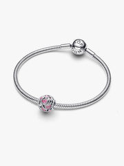 Openwork Hearts Mom Charm