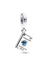 Openable Passport Dangle Charm