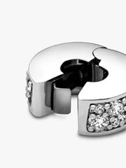 Clear Pavé Clip Charm