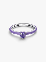 Blue Chakra Heart Ring