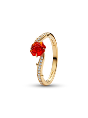 Double Band Heart Ring