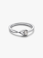 Pandora Infinite Sterling Silver Lab-grown Diamond Ring