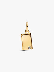 Engravable & Openable Envelope Dangle Charm