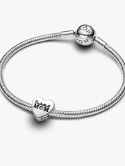 Basketball Mom Heart Charm