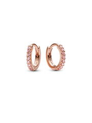 Sparkling Huggie Hoop Earrings