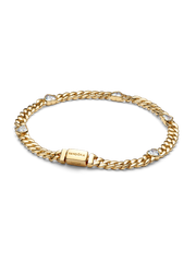 Heart Cuban Chain Bracelet