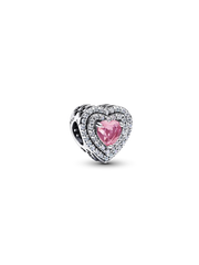 Sparkling Leveled Hearts Charm