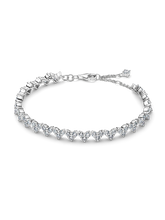 Triple Stone Heart Bracelet