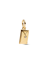 Engravable & Openable Envelope Dangle Charm