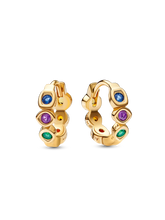 Marvel The Avengers Infinity Stones Hoop Earrings