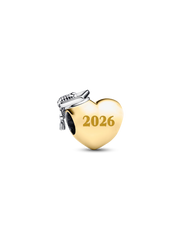 Graduation 2026 Yellow Heart Charm