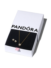 FINAL SALE - Golden Elevated Heart Jewelry Gift Set