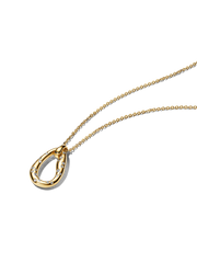Organically Shaped Stone-Set Pendant Necklace