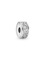 Clear Pavé Clip Charm