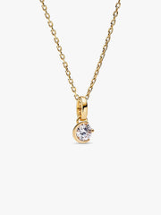 Pandora Talisman 14k Gold Lab-grown Diamond Moon Pendant