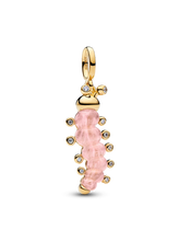 FINAL SALE - Pink Caterpillar Charm