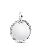 Engravable Round Tag Pendant