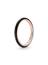 Pandora ME Black Enamel Ring
