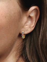 Marvel The Avengers Infinity Stones Hoop Earrings