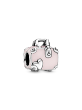 Pink Travel Bag Charm