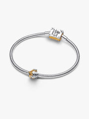 Disney Princesses Ariel Shell Lab-Grown Diamond Two-Tone Charm