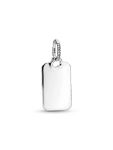 Engravable Rectangle Tag Pendant