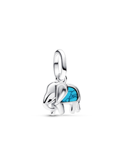 Turquoise-colored Elephant Mini Dangle Charm