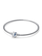 FINAL SALE - Sparkling Barrel Clasp Bangle