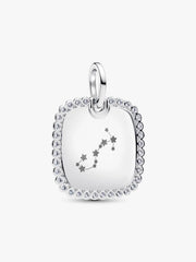 Engravable Square Tag Pendant