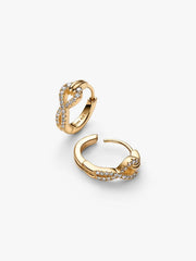 Pandora Infinite Lab-grown Diamond Pavé Hoop Earrings