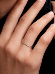 Pandora Era Lab-Grown Diamond Half Eternity Pavé Band Ring