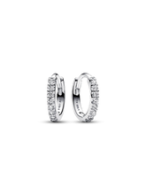 Sparkling Huggie Hoop Earrings