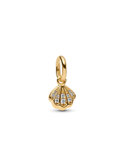 Sparkling Shell Mini Dangle Charm