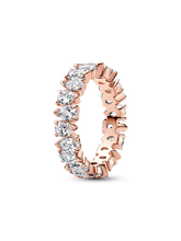 Alternating Sparkling Band Ring
