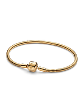 Pandora Moments Barrel Clasp Snake Chain Bracelet