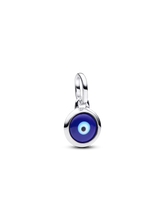 Engravable Evil Eye Murano Glass Mini Dangle Charm