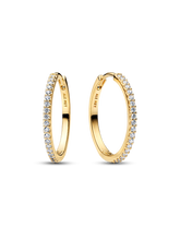 Sparkling Hoop Earrings
