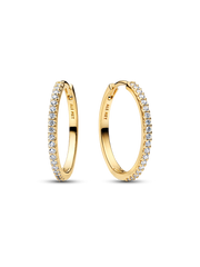 Sparkling Hoop Earrings
