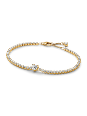 Sparkling Heart Tennis Bracelet