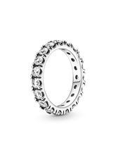 Sparkling Row Eternity Ring