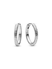 Pandora Moments Small Charm Hoop Earrings